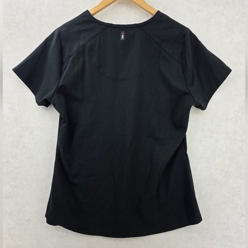 Grey's Anatomy Spandex Stretch Emma 4 Pocket V-neck Scrub Top Size Medium - Picture 11 of 11